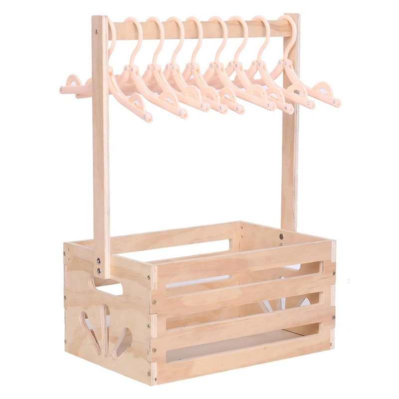 Baby Products Hamper - 나무 손잡이가 달린 아기 선물 바구니,