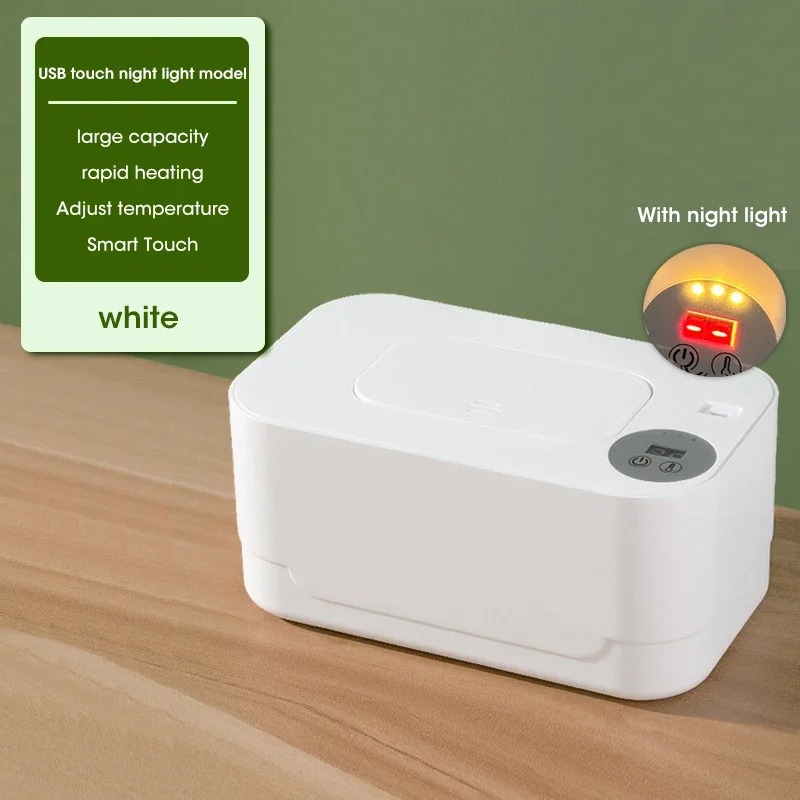 Baby Wipe Warmer - 휴대용 여행 아기 물티슈 온열기 USB
