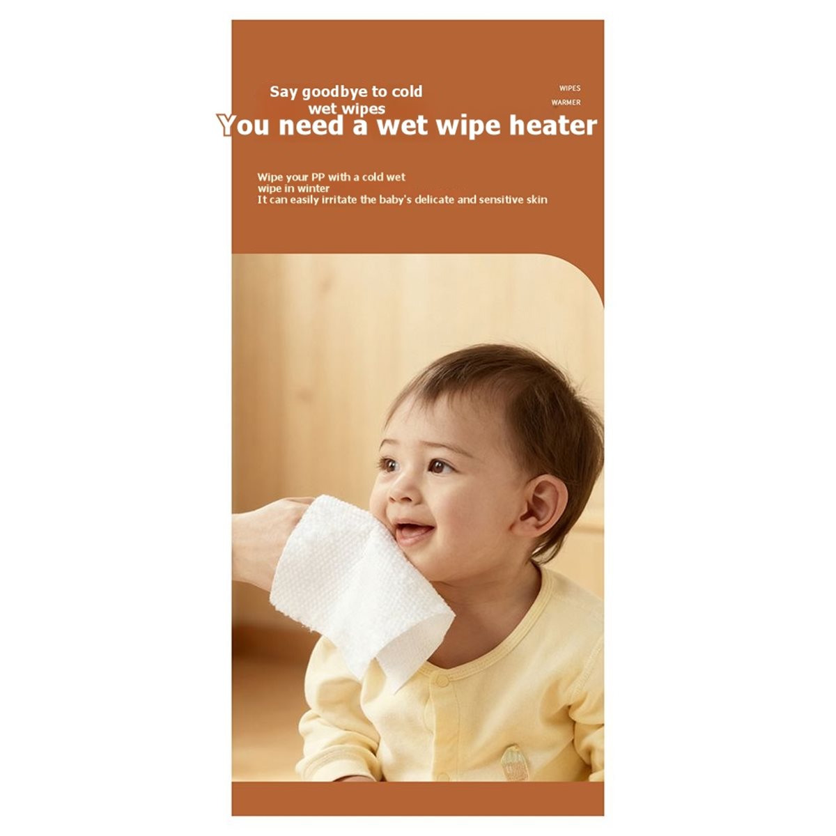 Baby Wipe Warmer - 포포 베이비 물티슈 워머 대용량 휴대용