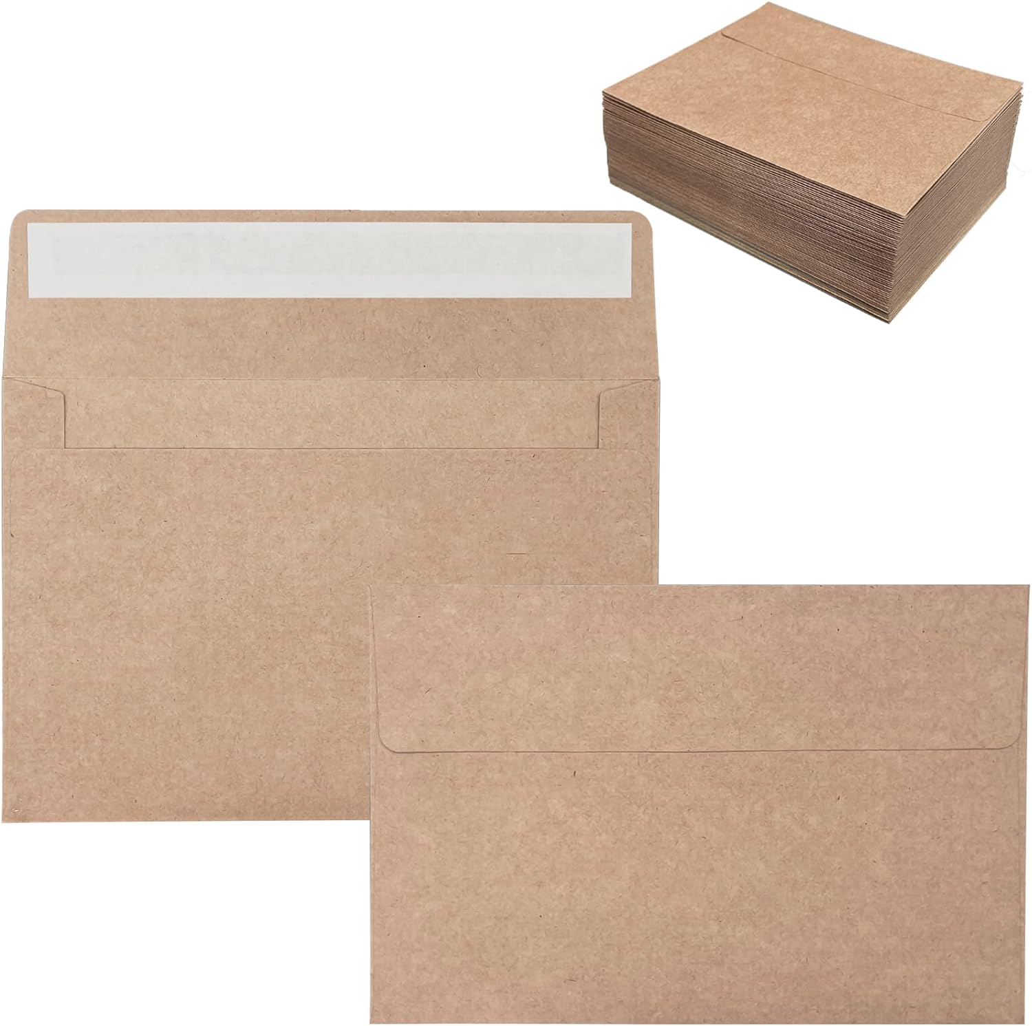 Baby Products Photos - 초대장용 4x6 크라프트 봉투 100개, 셀프