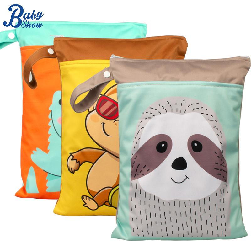 Diaper Bag Backpack - Babyshow 25x35cm 습식 건식 가방 디지털