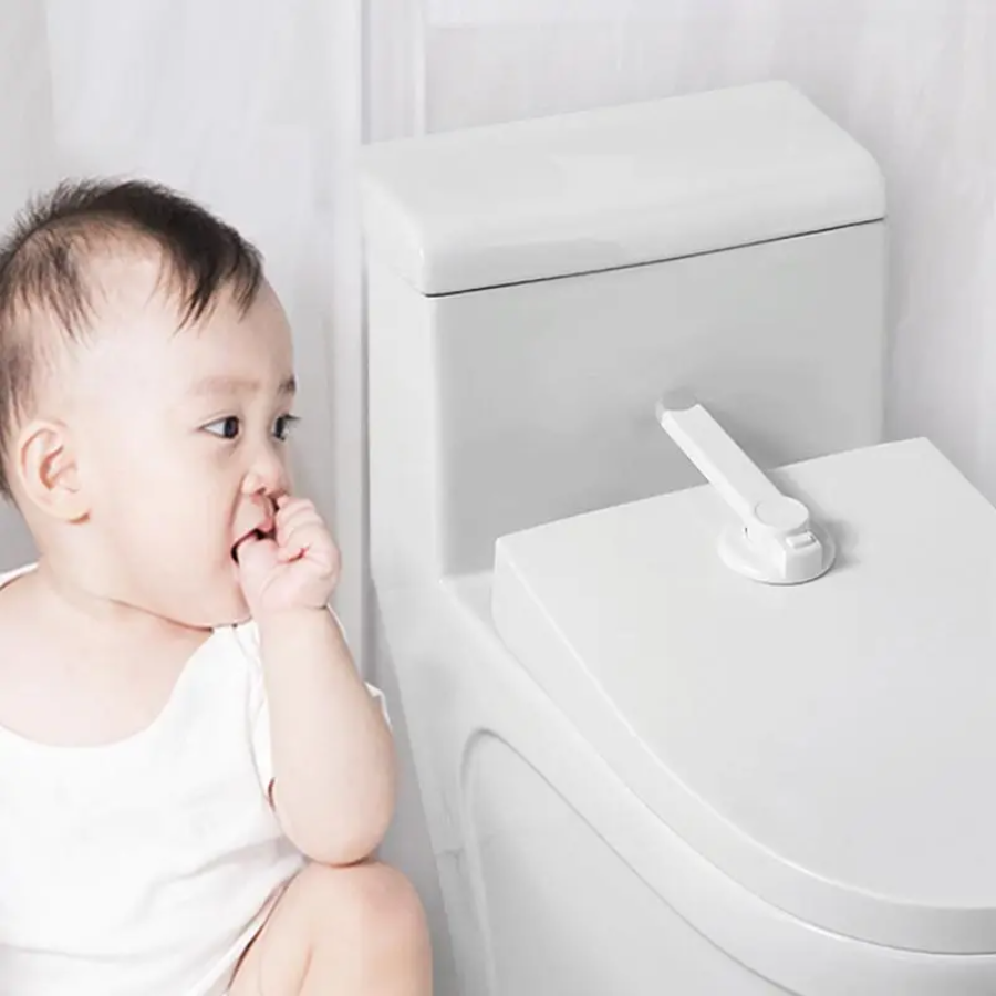 Baby Products You Need - 3m 접착제가 포함된 아기 화장실 잠금