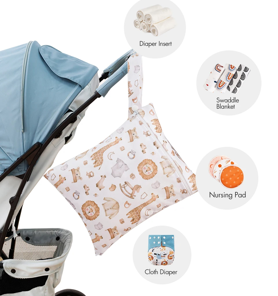 3PCS 여행 워시 화장품 가방 방수 기저귀 가방 휴대 - Diaper Bag Backpack 리뷰 및 가격