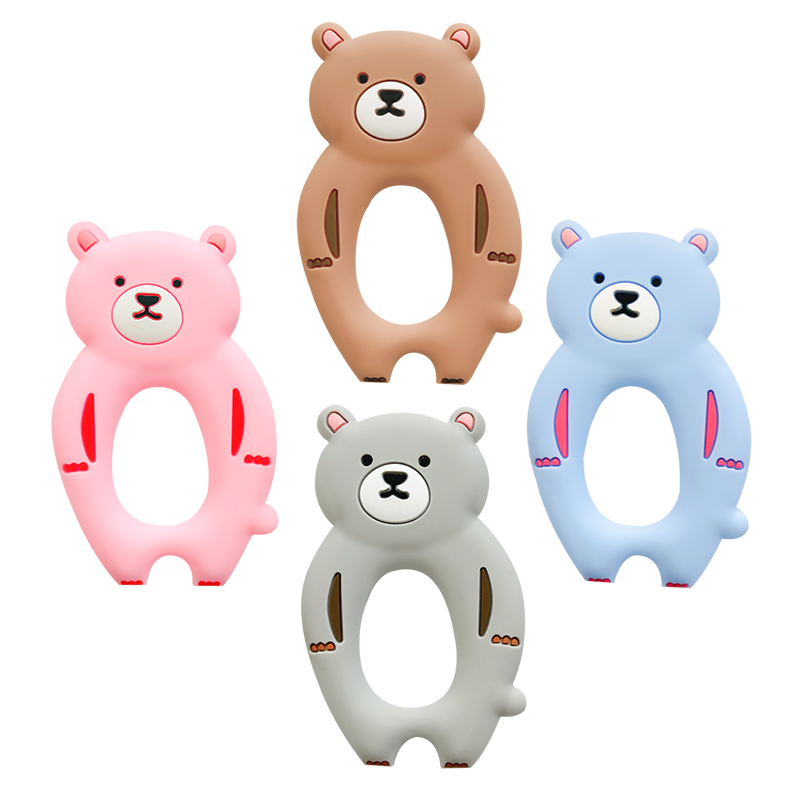 1개 실리콘 곰 모양 치발기 아기 이갈이 장난감 씹을  - Baby Products Photos 리뷰 및 가격