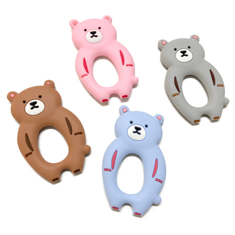 1개 실리콘 곰 모양 치발기 아기 이갈이 장난감 씹을  - Baby Products Photos 리뷰 및 가격