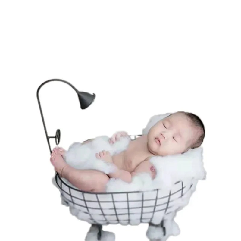 1개 신생아 사진 소품 철제 소형 욕조 보조 촬영 소품 - Baby Products Photos 리뷰 및 가격